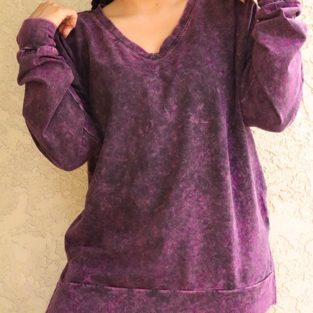 NWT oversized mineral pullover